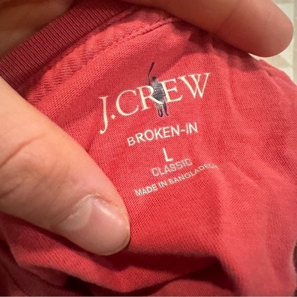 NWOT j crew sun baked  rose Broken-in T-shirt - Picture 4 of 5